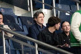 VIPs At Ligue Feminine Semi Final Match - PSG v Paris FC - Paris