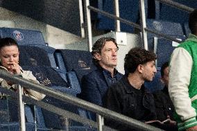 VIPs At Ligue Feminine Semi Final Match - PSG v Paris FC - Paris