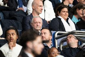 VIPs At Ligue Feminine Semi Final Match - PSG v Paris FC - Paris
