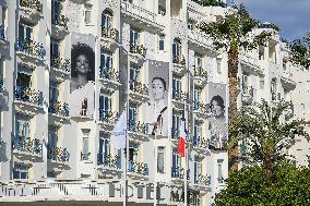Cannes - Illustration On The Croisette