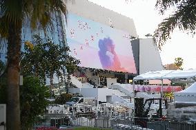Cannes - Illustration On The Croisette
