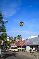 Cannes - Illustration On The Croisette
