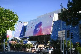 Cannes - Illustration On The Croisette
