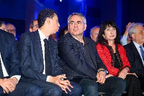Bruno Retailleau At End-Of-Campaign Meeting - Boulogne-Billancourt