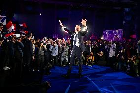 Bruno Retailleau At End-Of-Campaign Meeting - Boulogne-Billancourt