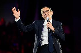 Bruno Retailleau At End-Of-Campaign Meeting - Boulogne-Billancourt