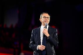 Bruno Retailleau At End-Of-Campaign Meeting - Boulogne-Billancourt