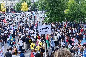 Jean-Luc Melenchon Joins March Against Islamophobia - Paris
