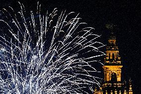 Fireworks Close the April Fair 2025 - Seville