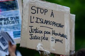 Jean-Luc Melenchon Joins March Against Islamophobia - Paris