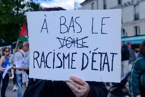 Jean-Luc Melenchon Joins March Against Islamophobia - Paris