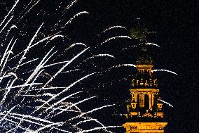 Fireworks Close the April Fair 2025 - Seville