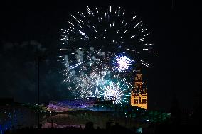 Fireworks Close the April Fair 2025 - Seville