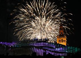 Fireworks Close the April Fair 2025 - Seville