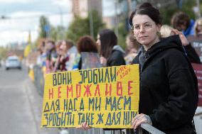 FreeAzov rally in Kyiv