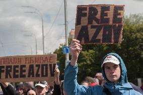 FreeAzov rally in Kyiv
