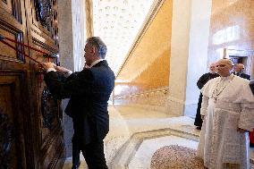 Reopening of Papal Apartment by Pope Leo XIV - Vatican