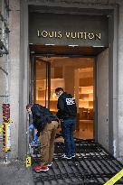 Louis Vuitton Store in Paris Hit by Ram-Raid Burglary
