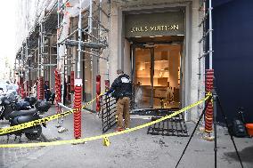 Louis Vuitton Store in Paris Hit by Ram-Raid Burglary