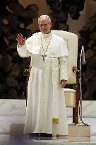 Pope Leo XIV Meets Representatives of The Media - Vatican