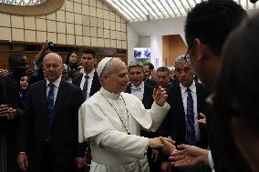 Pope Leo XIV Meets Representatives of The Media - Vatican