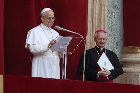 Pope Leo XIV Leads His First Regina Caeli Prayer - Vatican