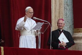 Pope Leo XIV Leads His First Regina Caeli Prayer - Vatican
