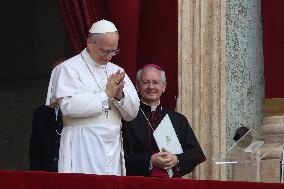 Pope Leo XIV Leads His First Regina Caeli Prayer - Vatican