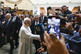Pope Leo XIV Audience With Representatives Of The Media - Vatican