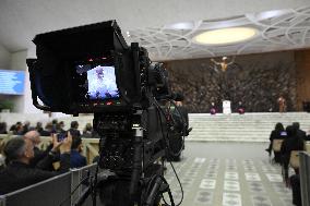 Pope Leo XIV Audience With Representatives Of The Media - Vatican