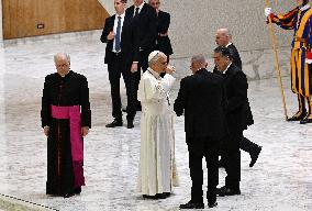 Pope Leo XIV Audience With Representatives Of The Media - Vatican