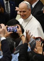 Pope Leo XIV Audience With Representatives Of The Media - Vatican
