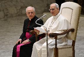 Pope Leo XIV Audience With Representatives Of The Media - Vatican