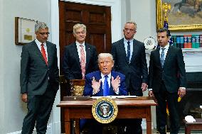 Trump Signs an Executive Order Lowering Prescription Drug Costs