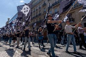 Neo-Fascist Demonstration - Paris