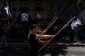 Neo-Fascist Demonstration - Paris
