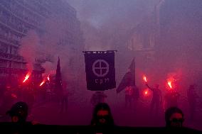 Neo-Fascist Demonstration - Paris
