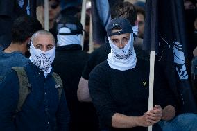 Neo-Fascist Demonstration - Paris