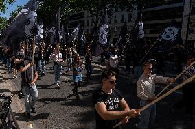 Neo-Fascist Demonstration - Paris