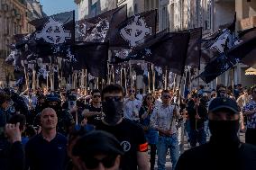 Neo-Fascist Demonstration - Paris