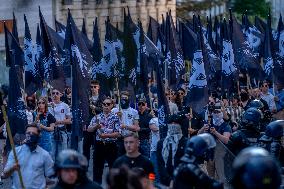 Neo-Fascist Demonstration - Paris