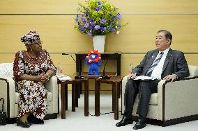 Japan PM Ishiba meets WTO head Okonjo-Iweala