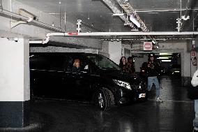 Convoy Carrying Kim Kardashian Arrives At The Ritz - Paris