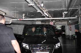 Convoy Carrying Kim Kardashian Arrives At The Ritz - Paris