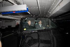 Convoy Carrying Kim Kardashian Arrives At The Ritz - Paris