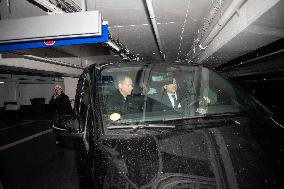 Convoy Carrying Kim Kardashian Arrives At The Ritz - Paris