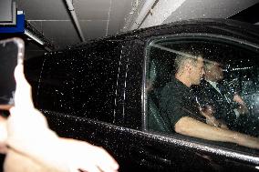 Convoy Carrying Kim Kardashian Arrives At The Ritz - Paris