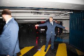 Convoy Carrying Kim Kardashian Arrives At The Ritz - Paris