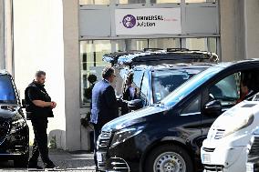 Atmosphere Upon The Arrival Of Kim Kardashian At Le Bourget