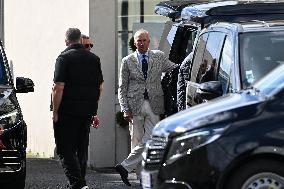 Atmosphere Upon The Arrival Of Kim Kardashian At Le Bourget